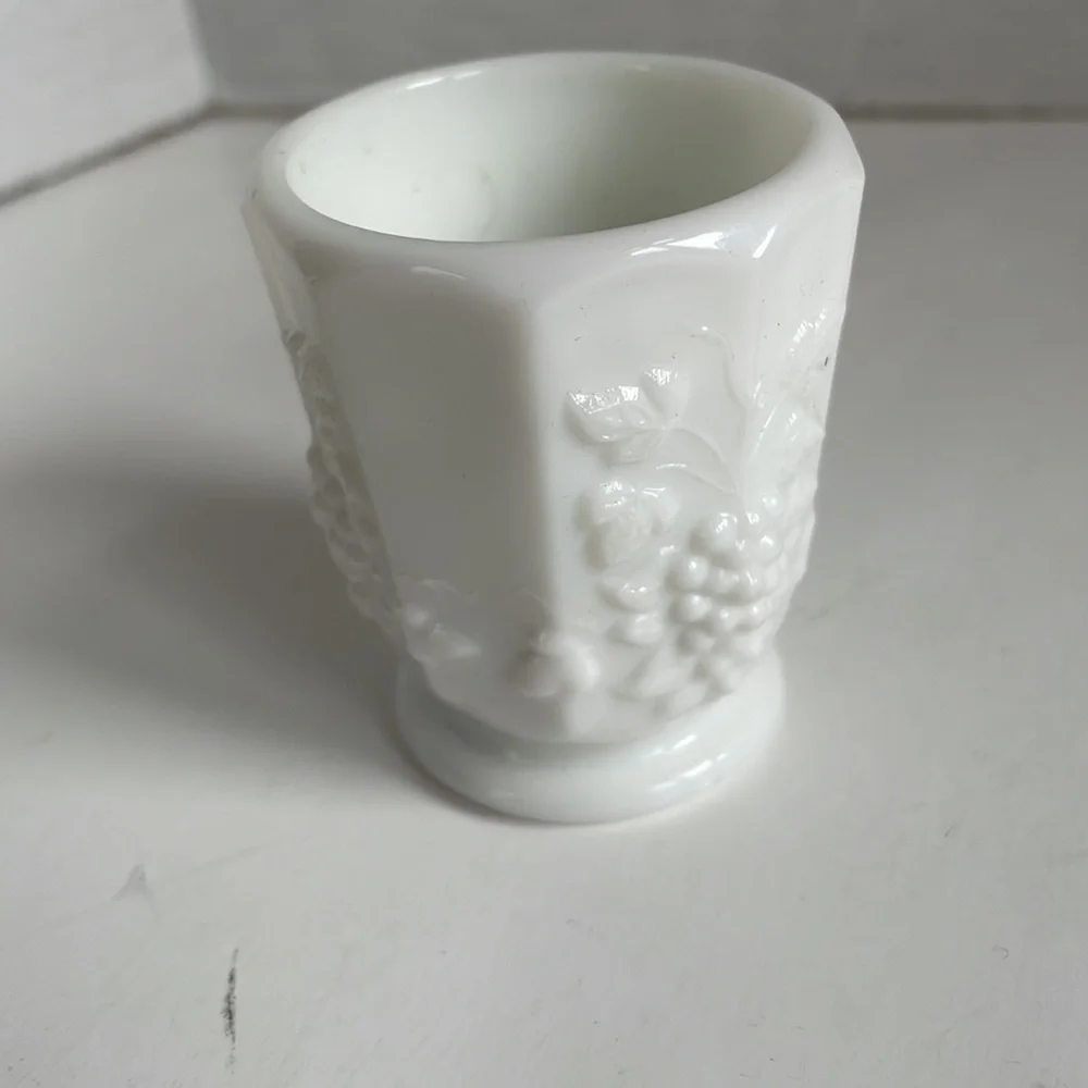 Westmoreland milk glass toothpick holder